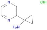 1-(Pyrazin-2-yl)cyclopropanamine hcl