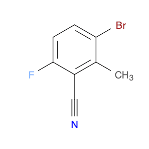 3-BROMO-6-FLUORO-2-METHYLBENZONITRILE