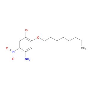 Benzenamine, 4-bromo-2-nitro-5-(octyloxy)-