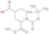 1-(tert-Butoxycarbonyl)-2-(methoxycarbonyl)piperidine-4-carboxylic acid