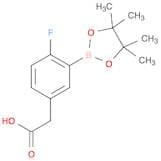 [4-fluoro-3-(tetramethyl-1,3,2-dioxaborolan-2-yl)phenyl]acetic acid