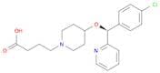 1-Piperidinebutanoic acid, 4-[(S)-(4-chlorophenyl)-2-pyridinylmethoxy]-