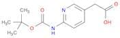 2-(6-{[(tert-butoxy)carbonyl]amino}pyridin-3-yl)acetic acid