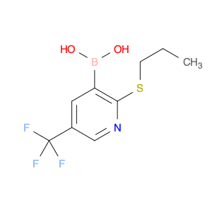 2-Propylthio-5-trifluoromethylpyridine-3-boronic acid
