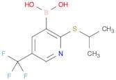 2-Isopropylthio-5-trifluoromethylpyridine-3-boronic acid