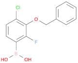 3-Benzyloxy-4-chloro-2-fluorophenylboronic acid
