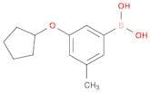 Boronic acid, B-[3-(cyclopentyloxy)-5-methylphenyl]-