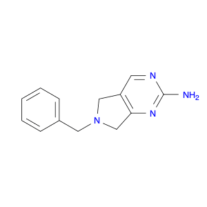 5H-Pyrrolo[3,4-d]pyrimidin-2-amine, 6,7-dihydro-6-(phenylmethyl)-