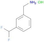 Benzenemethanamine, 3-(difluoromethyl)-, hydrochloride (1:1)