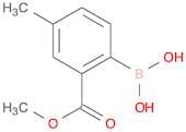 Benzoic acid, 2-borono-5-methyl-, 1-methyl ester