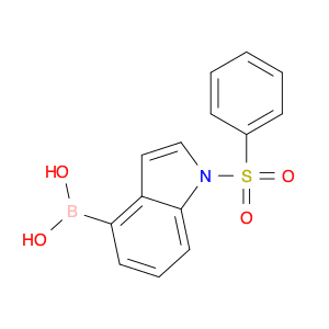 1-Benzenesulfonyl-1h-indole-4-boronic acid