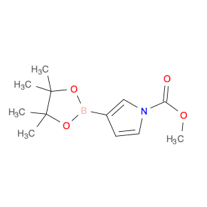 1H-Pyrrole-1-carboxylic acid, 3-(4,4,5,5-tetramethyl-1,3,2-dioxaborolan-2-yl)-, methyl ester