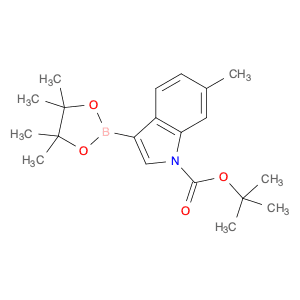 1H-​Indole-​1-​carboxylic acid, 6-​methyl-​3-​(4,​4,​5,​5-​tetramethyl-​1,​3,​2-​dioxaborolan-​2-​…