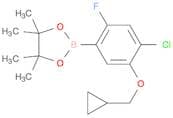 4-Chloro-5-(cyclopropylmethoxy)-2-fluorophenylboronic acid, pinacol ester