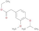 Benzeneacetic acid, 3-methoxy-4-(1-methylethoxy)-, ethyl ester