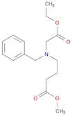 Butanoic acid, 4-[(2-ethoxy-2-oxoethyl)(phenylmethyl)amino]-, methyl ester