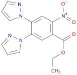 Benzoic acid, 2-nitro-4,5-di-1H-pyrazol-1-yl-, ethyl ester