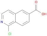 6-Isoquinolinecarboxylic acid, 1-chloro-