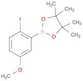 2-(2-Iodo-5-methoxyphenyl)-4,4,5,5-tetramethyl-1,3,2-dioxaborolane