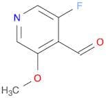 3-Fluoro-5-methoxyisonicotinaldehyde