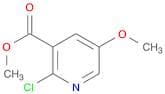 3-Pyridinecarboxylic acid, 2-chloro-5-methoxy-, methyl ester