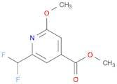 4-Pyridinecarboxylic acid, 2-(difluoromethyl)-6-methoxy-, methyl ester
