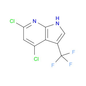 1H-Pyrrolo[2,3-b]pyridine, 4,6-dichloro-3-(trifluoromethyl)-