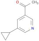 Ethanone, 1-(5-cyclopropyl-3-pyridinyl)-