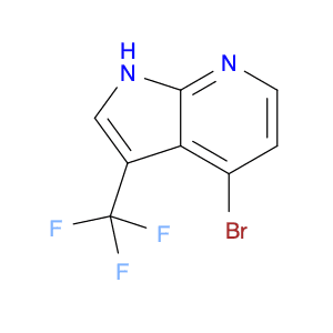 1H-Pyrrolo[2,3-b]pyridine, 4-bromo-3-(trifluoromethyl)-