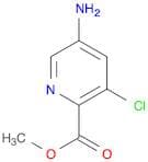 2-Pyridinecarboxylic acid, 5-amino-3-chloro-, methyl ester