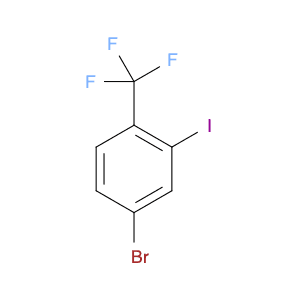 Benzene, 4-bromo-2-iodo-1-(trifluoromethyl)-