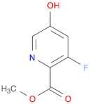2-Pyridinecarboxylic acid, 3-fluoro-5-hydroxy-, methyl ester
