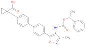 Cyclopropanecarboxylic acid, 1-[4'-[3-methyl-4-[[[(1R)-1-phenylethoxy]carbonyl]amino]-5-isoxazolyl…