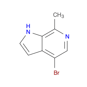 1H-Pyrrolo[2,3-c]pyridine, 4-broMo-7-Methyl-