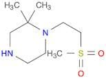 1-(2-Methanesulfonylethyl)-2,2-dimethylpiperazine
