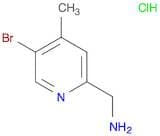 2-Pyridinemethanamine, 5-bromo-4-methyl-, hydrochloride (1:1)