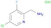 (5-Chloro-3-fluoropyridin-2-yl)methanamine HCl