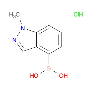 Boronic acid, B-(1-methyl-1H-indazol-4-yl)-, hydrochloride (1:1)