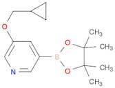 Pyridine, 3-(cyclopropylmethoxy)-5-(4,4,5,5-tetramethyl-1,3,2-dioxaborolan-2-yl)-