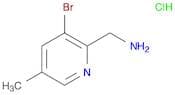 (3-Bromo-5-methylpyridin-2-yl)methanamine HCl