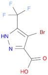 4-Bromo-5-(trifluoromethyl)-1H-pyrazole-3-carboxylic acid