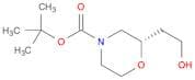 4-Morpholinecarboxylic acid, 2-(2-hydroxyethyl)-, 1,1-dimethylethyl ester, (2S)-