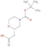 2-Morpholineacetic acid, 4-[(1,1-dimethylethoxy)carbonyl]-, (2S)-