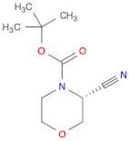 4-Morpholinecarboxylic acid, 3-cyano-, 1,1-dimethylethyl ester, (3R)-