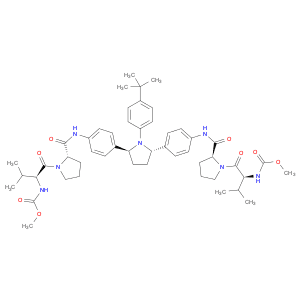 L-Prolinamide, 2,2'-[[(2S,5S)-1-[4-(1,1-dimethylethyl)phenyl]-2,5-pyrrolidinediyl]di-4,1-phenylene…