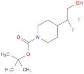 1-Piperidinecarboxylic acid, 4-(1,1-difluoro-2-hydroxyethyl)-, 1,1-dimethylethyl ester