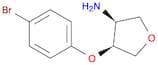 3-Furanamine, 4-(4-bromophenoxy)tetrahydro-, (3S,4S)-