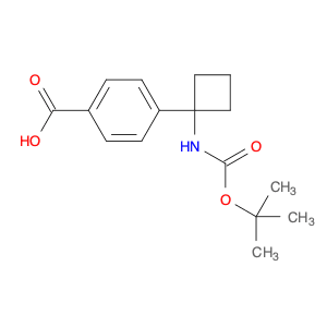 Benzoic acid, 4-[1-[[(1,1-dimethylethoxy)carbonyl]amino]cyclobutyl]-