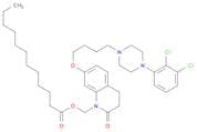 Dodecanoic acid, [7-[4-[4-(2,3-dichlorophenyl)-1-piperazinyl]butoxy]-3,4-dihydro-2-oxo-1(2H)-quino…