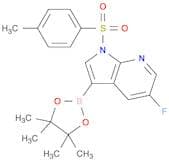 1H-Pyrrolo[2,3-b]pyridine, 5-fluoro-1-[(4-methylphenyl)sulfonyl]-3-(4,4,5,5-tetramethyl-1,3,2-diox…